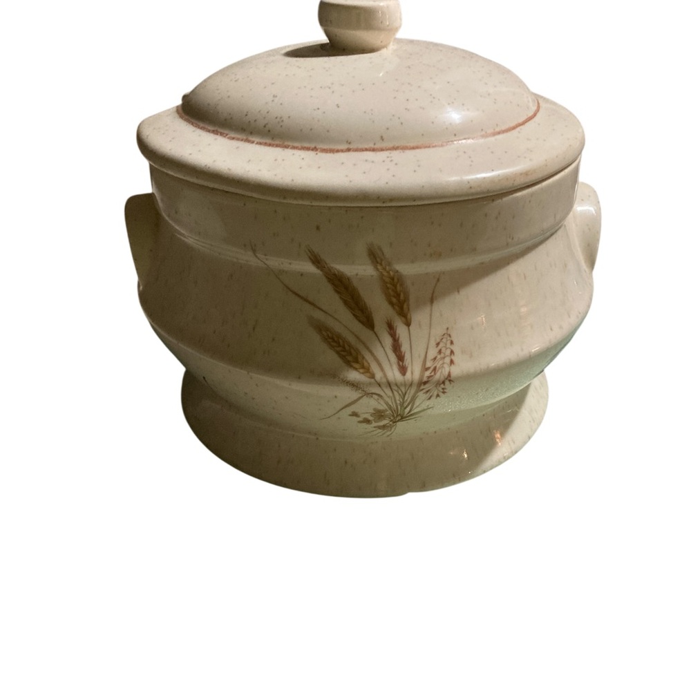 Elegant Cream Ceramic Food Storage Jar